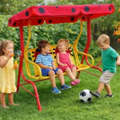 Altalena a Dondolo Coccinella per Bambini