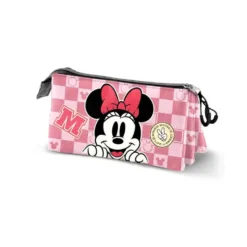 Astuccio Minnie scuola 3 scomparti