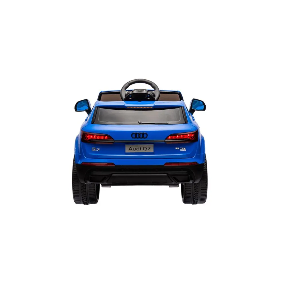 Auto elettrica Audi Q7 blu per bambini - Mazzeo Giocattoli