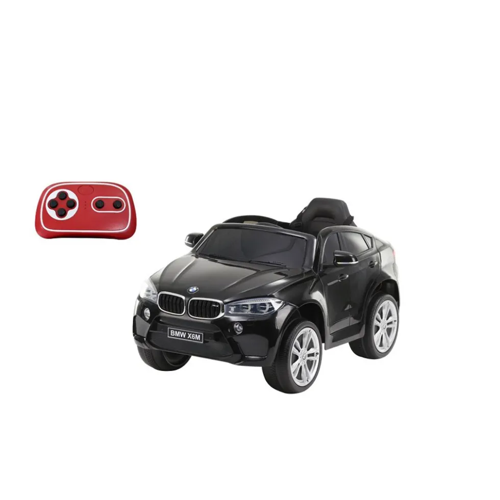Auto elettrica Bmw x6M nera per bambini - Mazzeo Giocattoli