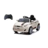 Auto elettrica Nuova Fiat 500 bianca per bambini - Mazzeo Giocattoli