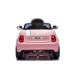 Auto elettrica Nuova Fiat 500 rosa per bambini - Mazzeo Giocattoli