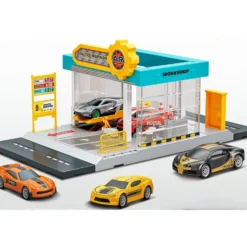 Auto sport garage die-cast - Mazzeo Giocattoli