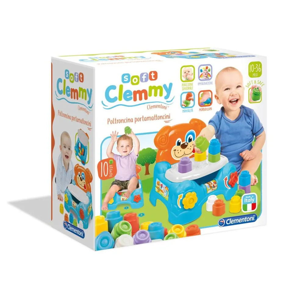 baby clemmy poltroncina portamattoncini - clementoni
