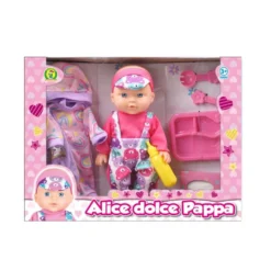 Bambola Alice dolce pappa 29 cm - Mazzeo Giocattoli