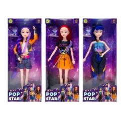 Bambola Pop Band 30 cm Snodata con Strumenti Musicali – Mazzeo Giocattoli