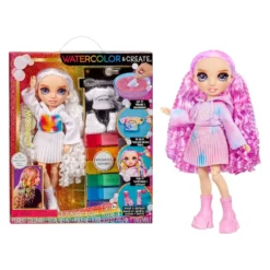 Bambola Rainbow High Watercolour & Create occhi viola - Mga