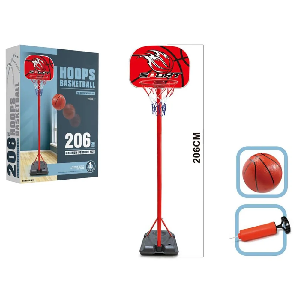 Basket con piantana 206 cm - Mazzeo Giocattoli