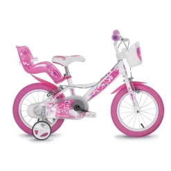 Bicicletta 14 pollici Little Heart bambina - Dino Bikes
