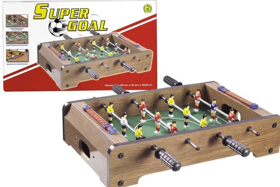 Calcio Balilla da Tavolo ‘Super Goal’ - Mazzeo Giocattoli
