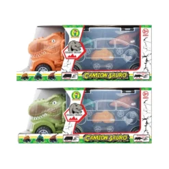 Camion per trasporto veicolo con dinosauri - Mazzeo Giocattoli