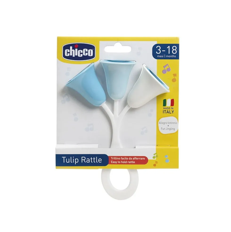 Chicco Trillino Tulipano Azzurro Sonaglio Neonato