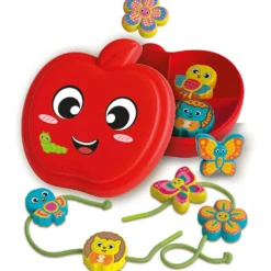 Clementoni Baby Happy Apple & Friends Gioco Montessori 18+ Mesi