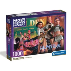 Clementoni Puzzle 1000 Pezzi K-Pop Demon Hunters con Poster Incluso