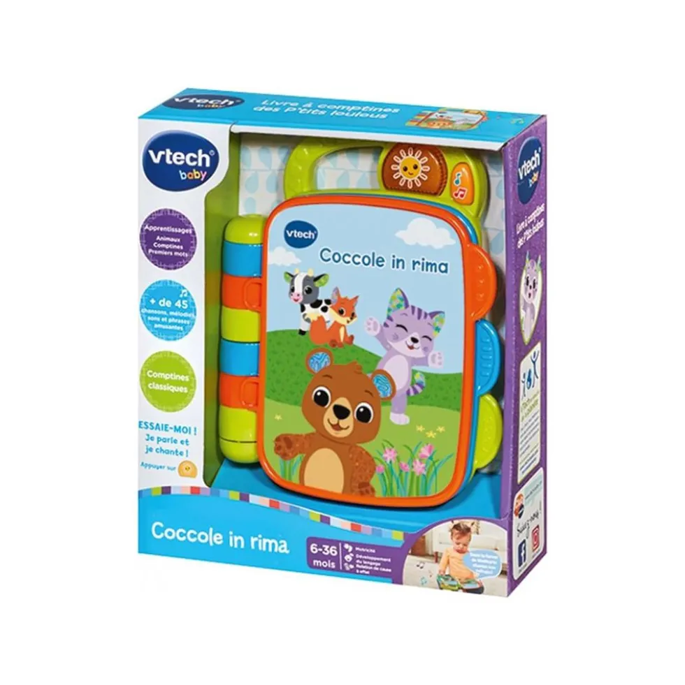 Coccole in Rima – Libro Sensoriale Interattivo – Vtech