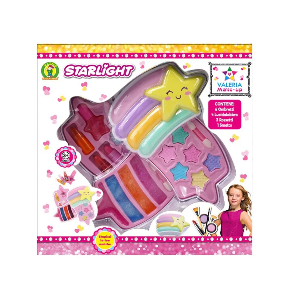 Cofanetto Trucchi Bambina Starlight con Ombretti e Rossetti – Mazzeo Giocattoli