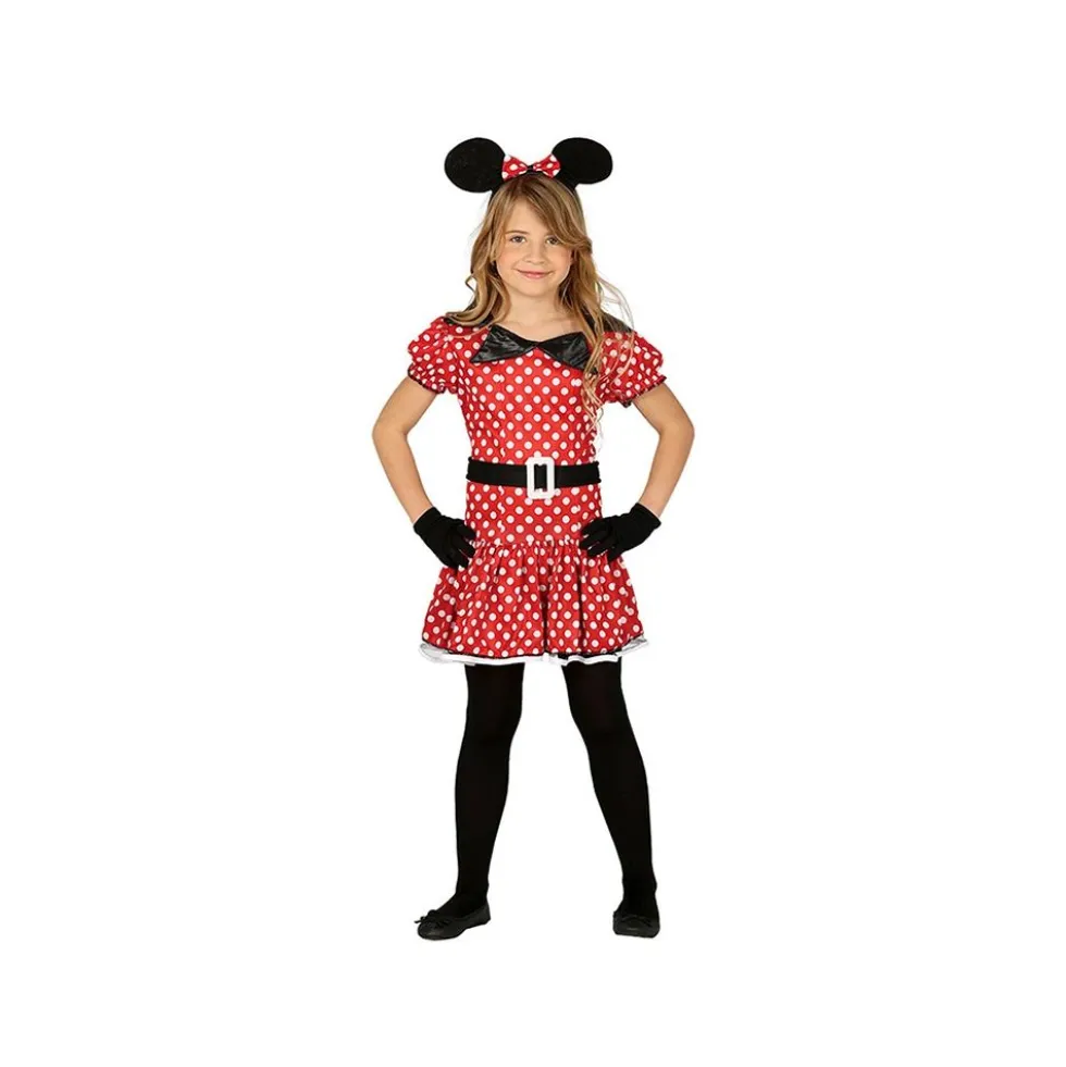 Costume Carnevale Topolina 7-9 Anni - Guirca