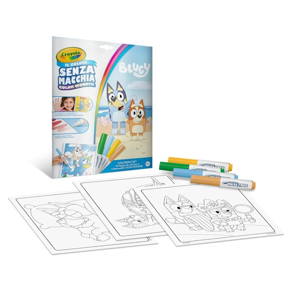Crayola Color Wonder Bluey Set da Colorare