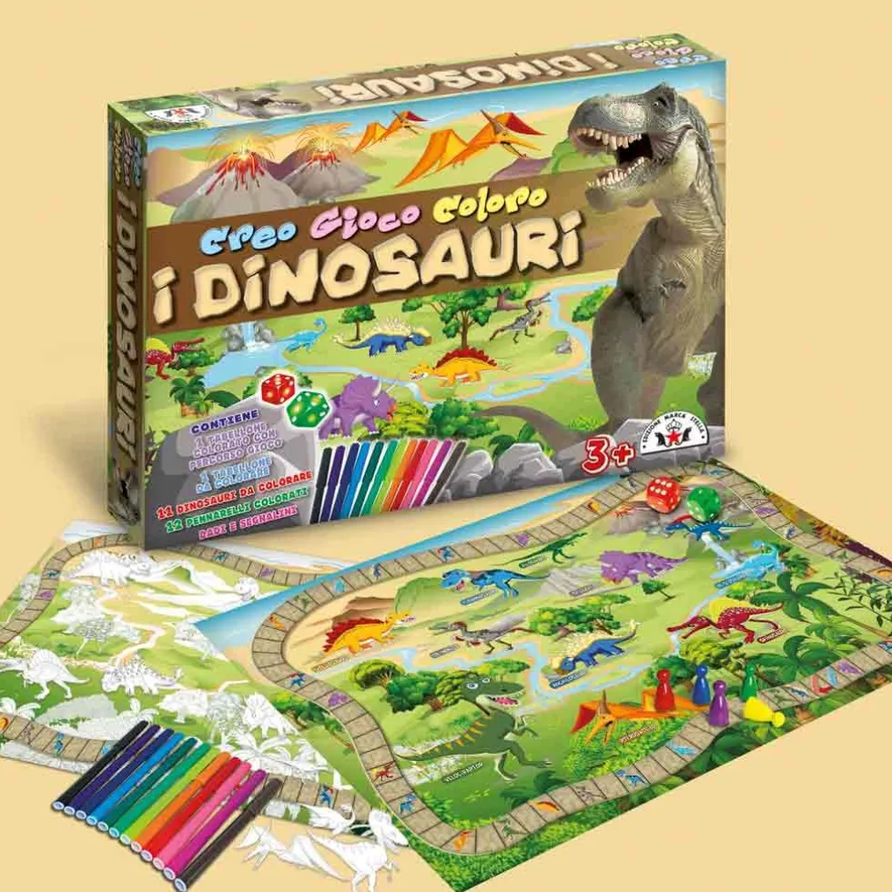 Crea e colora i dinosauri - Marca Stella