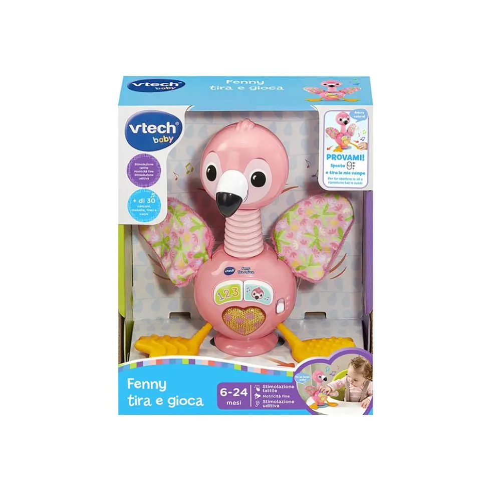 Fenny Tira e Gioca Fenicottero Interattivo Sensoriale – Vtech
