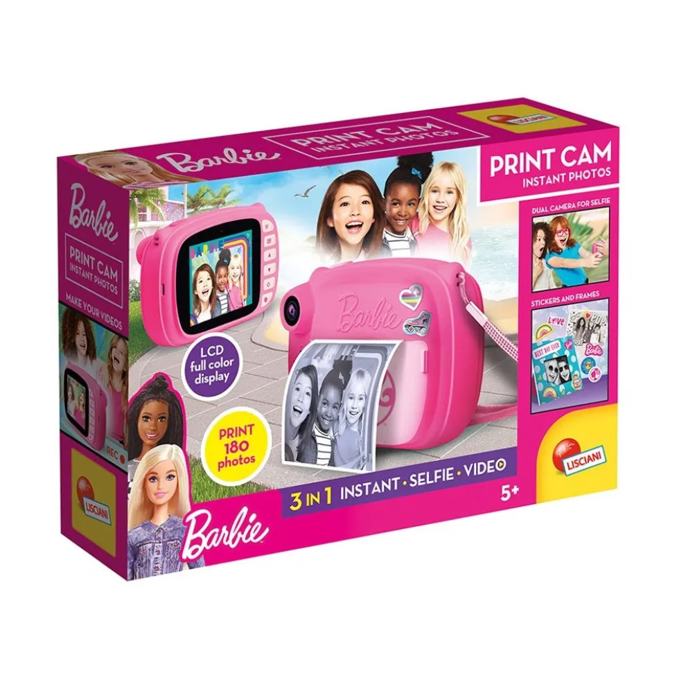 Fotocamera Istantanea 3 in 1 Barbie - Lisciani Giochi