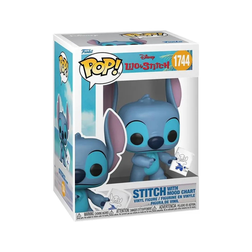 Funko POP! Disney Lilo & Stitch Stitch con grafico dell'umore