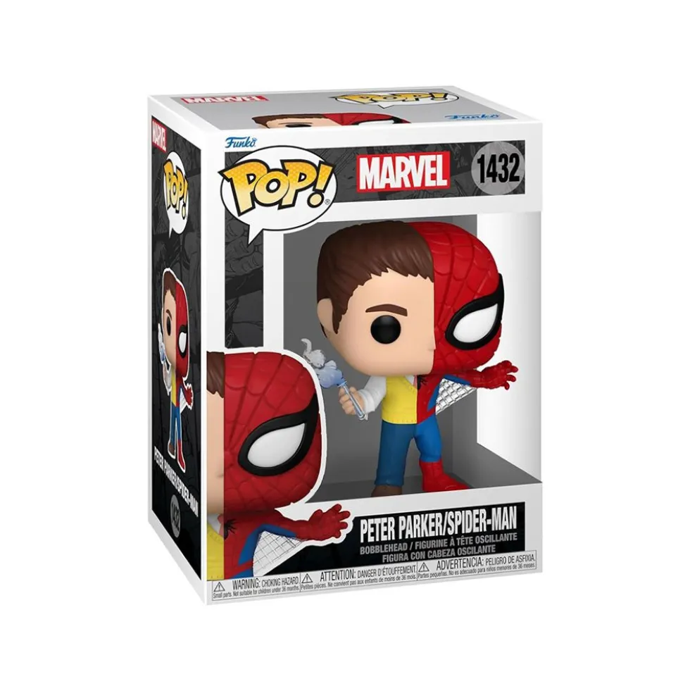 Funko POP Marvel Split Spider-Man Parker 9,5 cm
