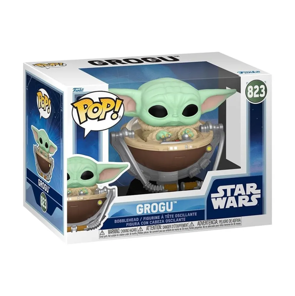 Funko POP Star Wars Grogu in Pram 9,5 cm The Mandalorian