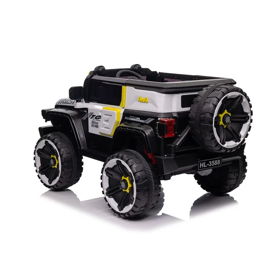 Fuoristrada elettrico bianco per bambini - Mazzeo Giocattoli