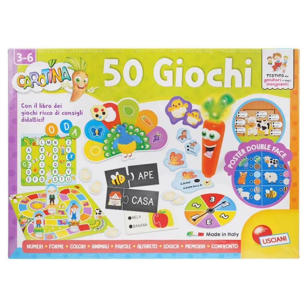 Gioco Carotina Penna Parlante 50 giochi - lisciani