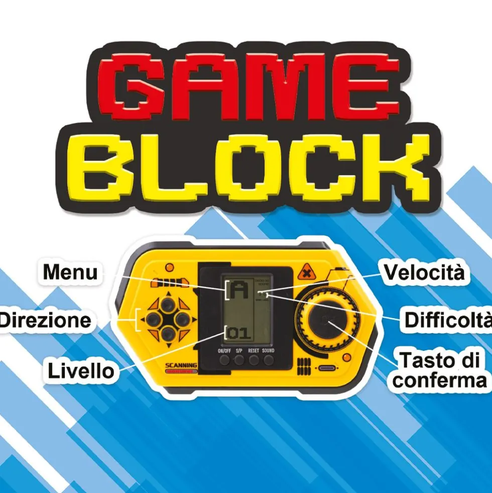 Gioco elettronico Game Block - Mazzeo Giocattoli