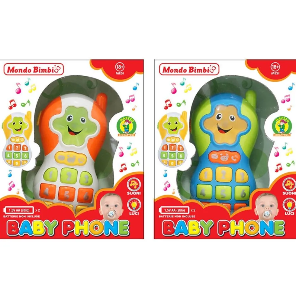 Gioco prima infanzia Telefono con luci e suoni - Mazzeo Giocattoli