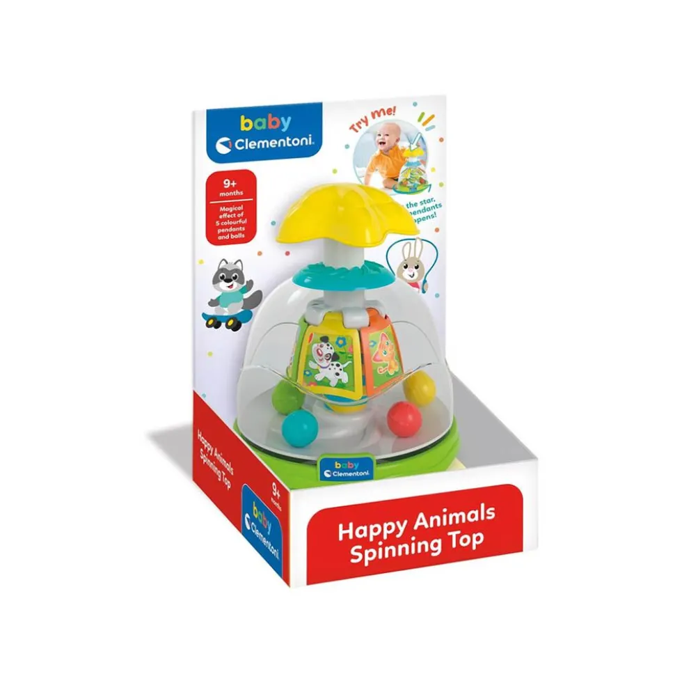 Happy animals spinning top - Clementoni
