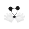 kit orecchie guanti e naso di topolino