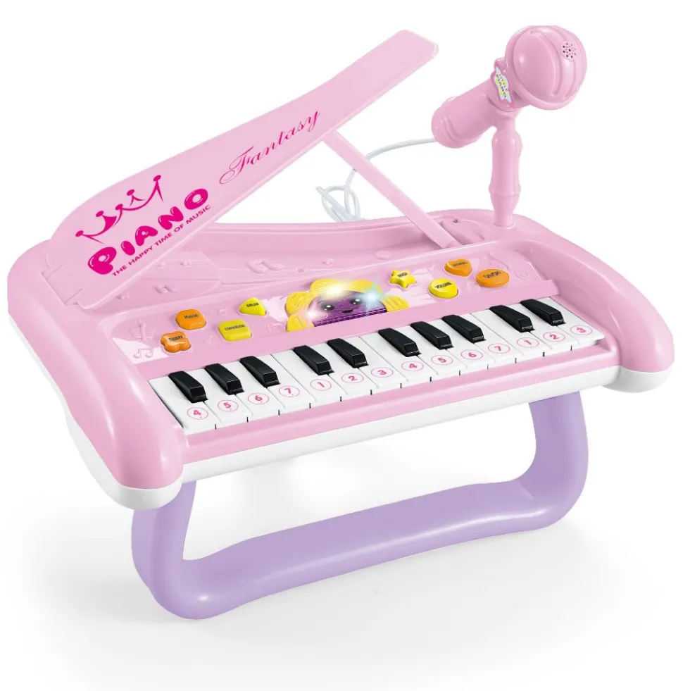 Mini piano con microfono - Mazzeo Giocattoli