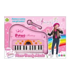 Mini piano con microfono - Mazzeo Giocattoli