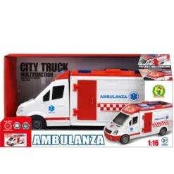 Modellino ambulanza giocattolo con luci e suoni - Mazzeo Giocattoli