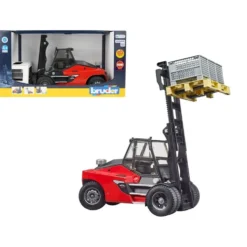 Modellino muletto Linde HT 160 con pallet - Bruder