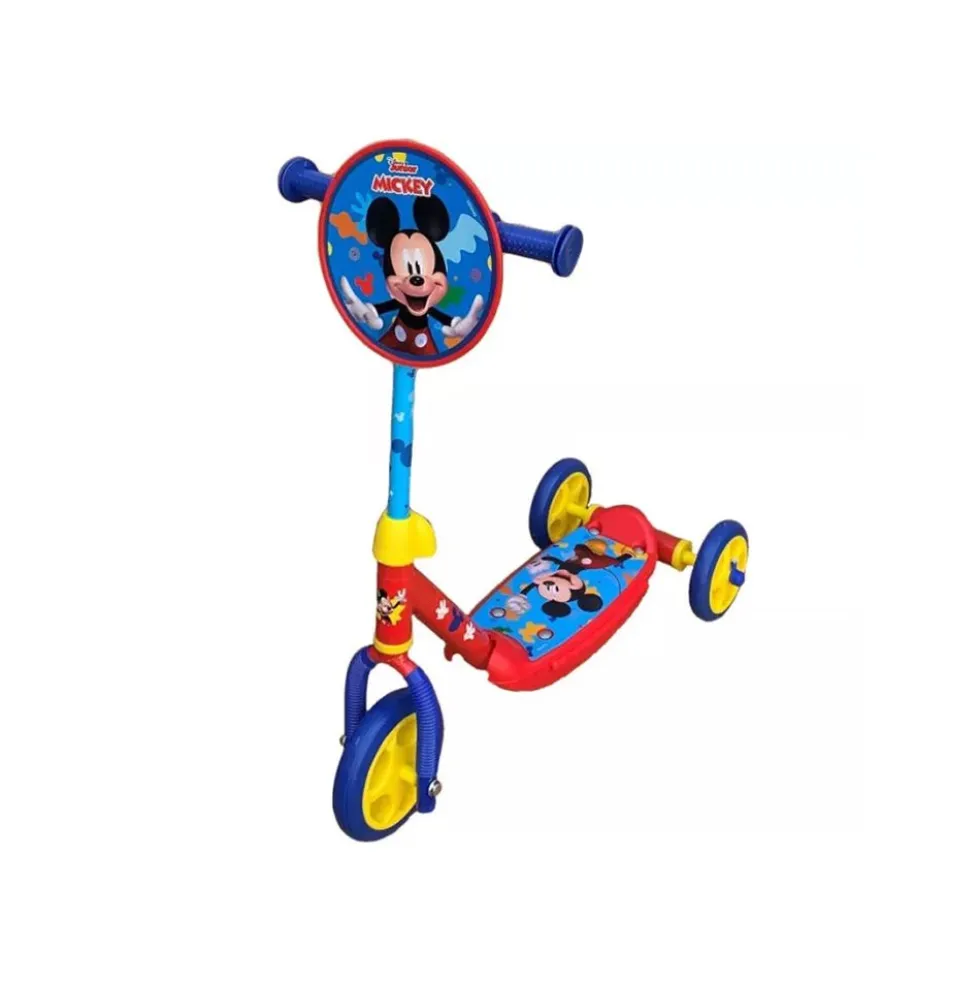 Monopattino Mickey 3 Ruote Bambini regolabile