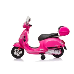 Moto cavalcabile elettrica Vespa Gts rosa - Mazzeo Giocattoli