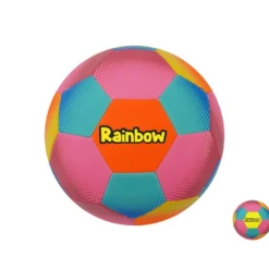 Pallone Beach Soccer Top Five Rainbow 22 cm Neoprene 220 gr Multicolore – Mazzeo Giocattoli
