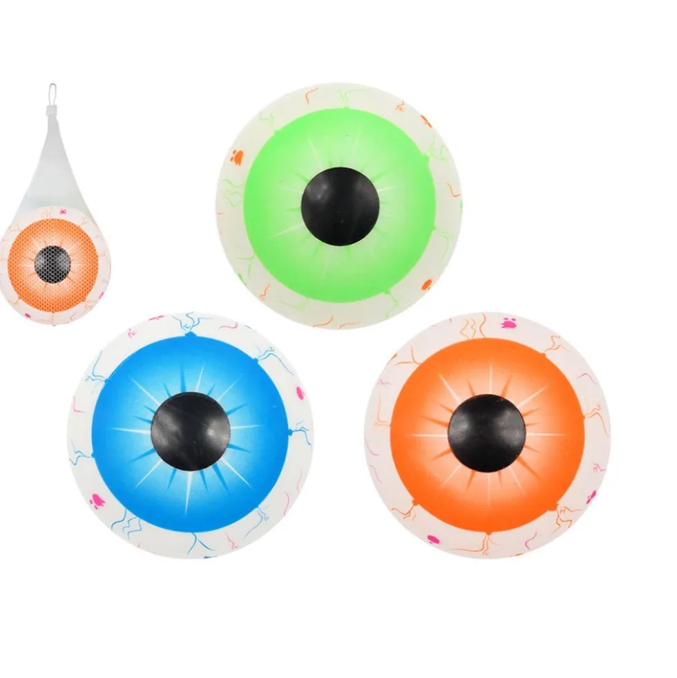 Pallone con occhio colorato 14 cm - Mazzeo Giocattoli