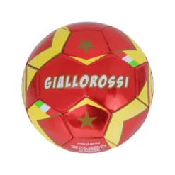 Pallone da Calcio misura 5 giallo/rosso - Mazzeo Giocattoli