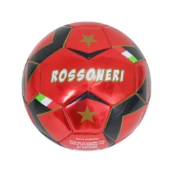 Pallone da Calcio misura 5 rosso/nero - Mazzeo Giocattoli