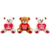 Peluche orsetto con cuore morbidì 35 cm - Mazzeo Giocattoli