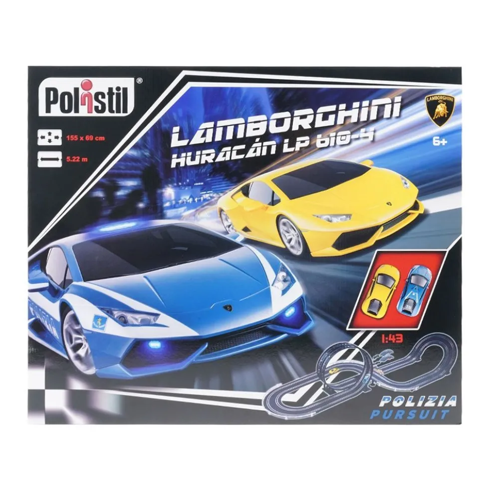 Pista Lamborghini Huracan Polizia - Polistil