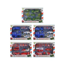 Play set con veicoli d'azione e accessori - Mazzeo Giocattoli