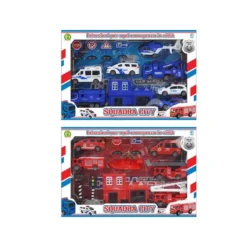 Play set con veicoli d'emergenza e accessori - Mazzeo Giocattoli