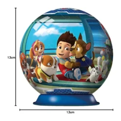 Puzzle 3D Ball Paw Patrol 72 Pezzi – Ravensburger