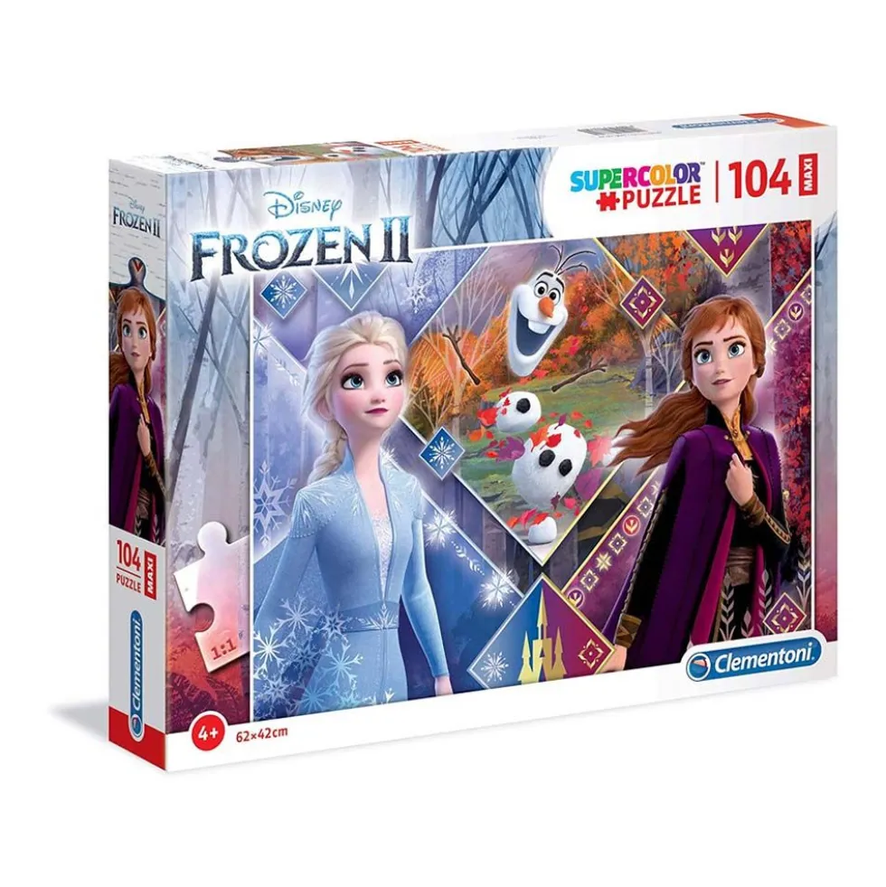 Puzzle Frozen 2 104 Pezzi Maxi - Clementoni